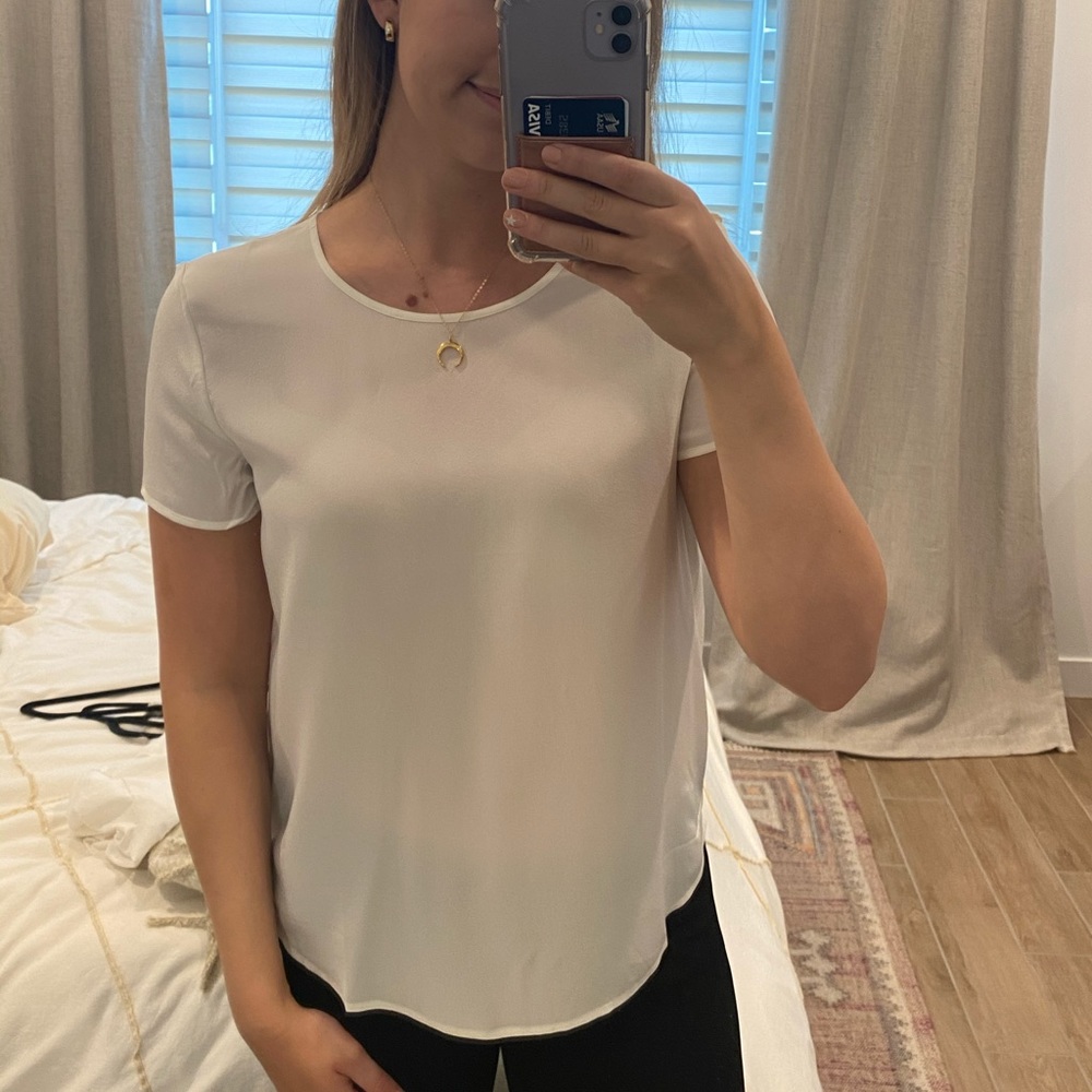 Jcrew white top